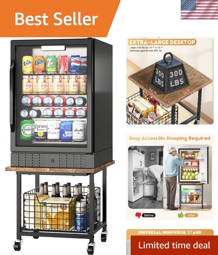 Mini fridge stand with - mini,