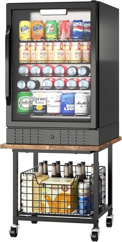 Mini fridge stand with - mini,