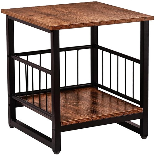 End table industrial - end, side