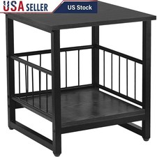 Industrial Side Table W/